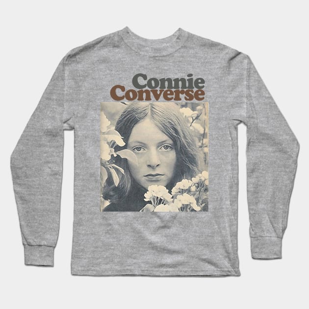 Connie Converse #2 - 50s Folk Singer Fanart Design Long Sleeve T-Shirt by DankFutura